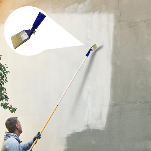Angle Rotating Handle Paint Brush With Multipurpose Functionality Wall Paint Brush Ideal For Diy Enthusiasts Tackling Interior Exterior Projects With 1