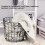 Utility Storage Basket with Easy to Use Features, Multi-function Storage Basket Featuring Durable and Long-Lasting Iron Build, Hollow-out Design Wire 5