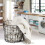 Utility Storage Basket with Easy to Use Features, Multi-function Storage Basket Featuring Durable and Long-Lasting Iron Build, Hollow-out Design Wire 6