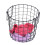 Utility Storage Basket with Easy to Use Features, Multi-function Storage Basket Featuring Durable and Long-Lasting Iron Build, Hollow-out Design Wire 2
