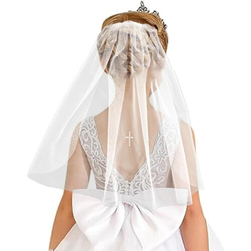 Sparkling Cross Veil for Birthday Party 2
