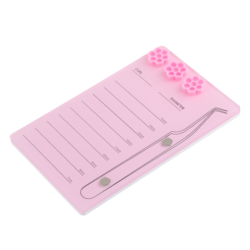 Durable Eyelash Extension Tray with Thickened Acrylic Material