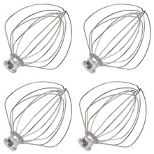 4X KN256WW Eierklopper Accessoires voor 5-6QT Bowl-Lift Verticale Mixer Accessoires Eierroom Mixer Cake Mayonaise Mixer