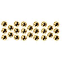 24PCS Solid Brass Propane Bottle Caps Suitable for All 1LB Gas Refill Tank Cylinder Sealed Protect Cap for Outdoor Stove