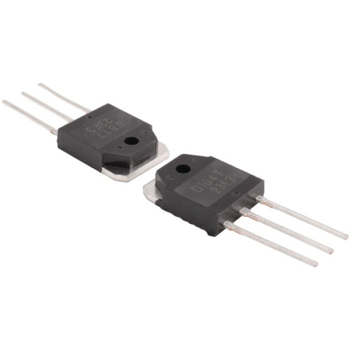 12 Silicon Transistor - D 1047 + B 817, 200 V, 12 A 1