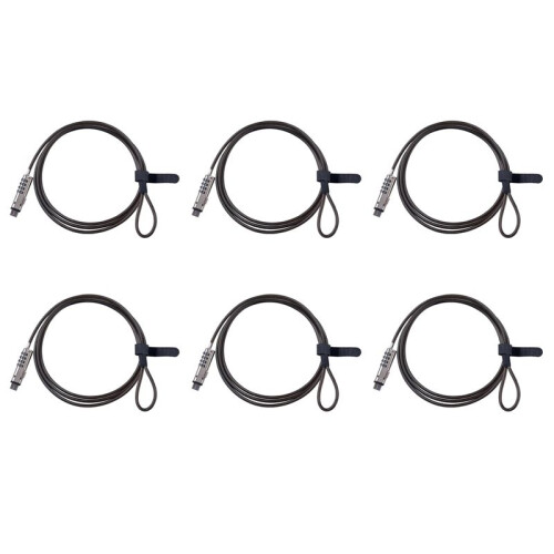 6X 4 Digital Universal Lock USB Laptop Security Cable Lock for Computer