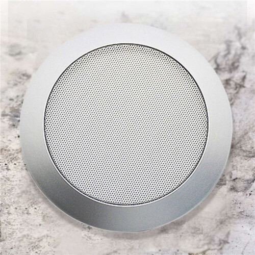 6X Ceiling Speaker Grille, 4-Inch Ceiling Embedded Audio Speaker Grille(Silver) 2