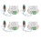 4X  Voltage Generator Module 0-10V 10MA Adjustable Analog Voltage Signal Generator for PLC MCU Industrial Controller 1