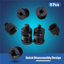 24Pcs Mic Stand Thread Adapter Set,5/8 Female to 3/8 Male and 3/8 Female to 5/8 Male Screw Adapter Thread