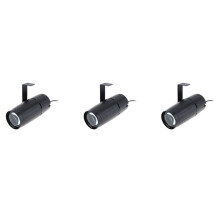 3X LED Light  Pinspot Lighting Spotlight Super Bright Lamp Mirror Balls Party Disco Stage Effect Projector D EU Plug
