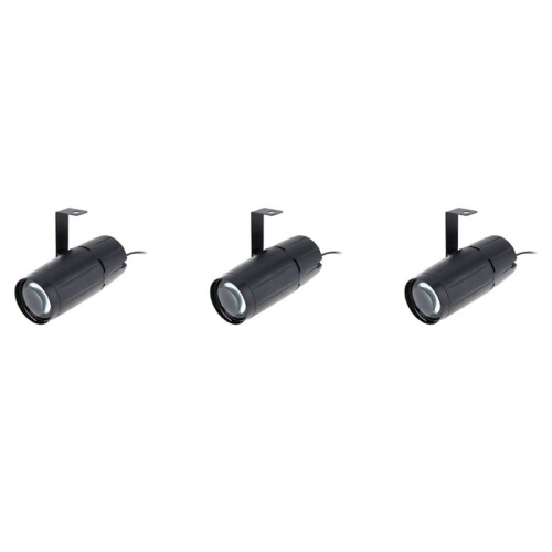 3X LED Light  Pinspot Lighting Spotlight Super Bright Lamp Mirror Balls Party Disco Stage Effect Projector D EU Plug