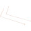 Copper Dowsing Rods - 99.9% Pure Copper 4PCS Divining Rods  Water Witching Detector 4