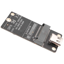 2X M.2 Naar Type-C SSD-Behuizingsadapter M2 NVME HDD-Behuizingsinterposerkaart JMS583-Chip 10Gbps Ondersteuning 2230 2242 2260 SSD