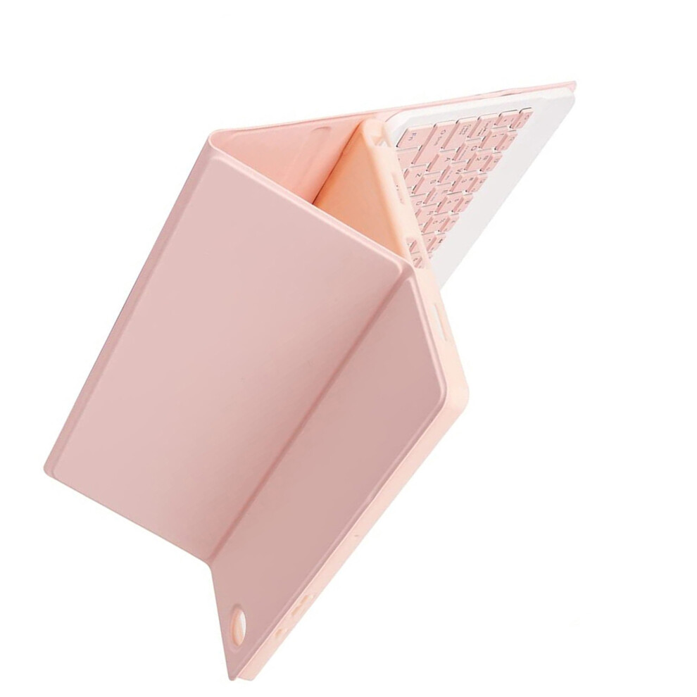 Portable Detachable Keyboard Case For Samsung Tab S6 Lite 2022 Pink 7601381647650