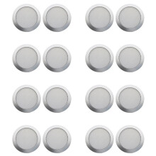 16X Ceiling Speaker Grille, 4-Inch Ceiling Embedded Audio Speaker Grille(Silver)