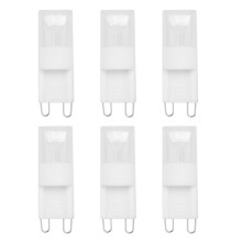 6X G9 Warm White LED Bulb Lamp Light High Power Projector 1W AC 220-240V HOT