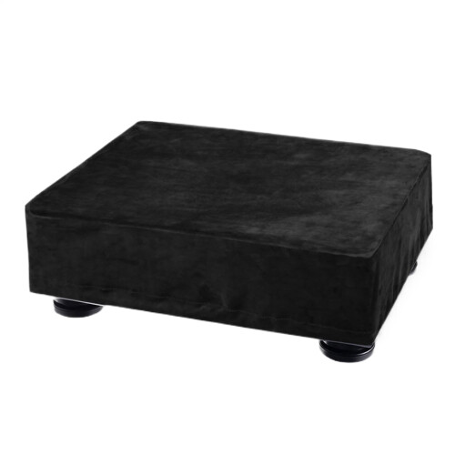 Turntable Cover, Fabric Dust Protector, Soft Sleeve Case for Record Players – Black