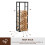 Homcom HOMCOM 150cm Metal Firewood Log Holder Rack Elevated Design, Base Side Rails 5