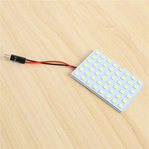 3X White 1210 SMD 48 LED Car Interior Dome Light Panel W T10 BA9S Festoon 2