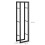 Homcom HOMCOM 150cm Metal Firewood Log Holder Rack Elevated Design, Base Side Rails 3