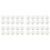 40 X Christmas Decoration Modelling  Polystyrene Foam  Sphere 6cm---White 1