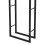 Homcom HOMCOM 150cm Metal Firewood Log Holder Rack Elevated Design, Base Side Rails 7