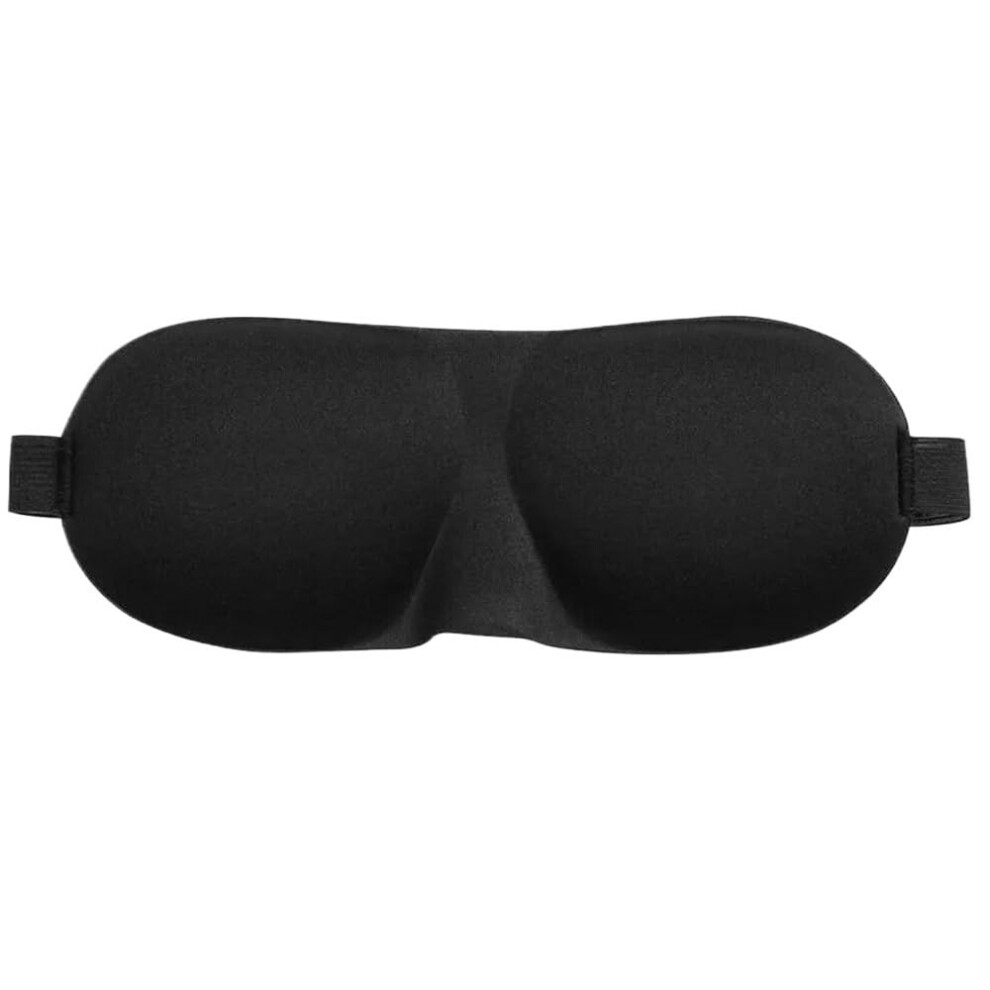 Sleep Mask 3D Contoured Blackout Eye Mask with Adjustable Strap and Memory Foam for Travel