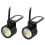 6 Pcs White LED Motorcycle Headlight Spotlight Driving Daytime Running Light Lamp 2