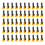 100Pcs Construction Tools Tile Leveler Adjuster Plastic Positioning Artifacts Leveler Locator Spacers for Flooring Wall 3