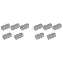 10 Stücke Gitarren Effekt Pedal Aluminium Stampfen Box Gehäuse für DIY Gitarren Pedal Kit 1590A