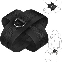 Cross Handcuffs Adjustable Bed Restraints BDSM Toys Beginners Bondage Kit Adult Sex Toys For Women And Couples