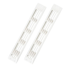 Weatherproof 1 Pair White Rectangle Vent Covers for Marine Use