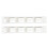 Weatherproof 1 Pair White Rectangle Vent Covers for Marine Use 2