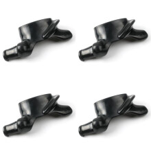 4X Wing Style Black Plastic Duckhead. Mount/Demount Part Number 4-120129B. for Corghi, Hunter TCX,MTS Tire Changers