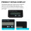 Lcd-Batterijcapaciteitsmonitor,Waterdichte 12V/24V/36V/48V 2