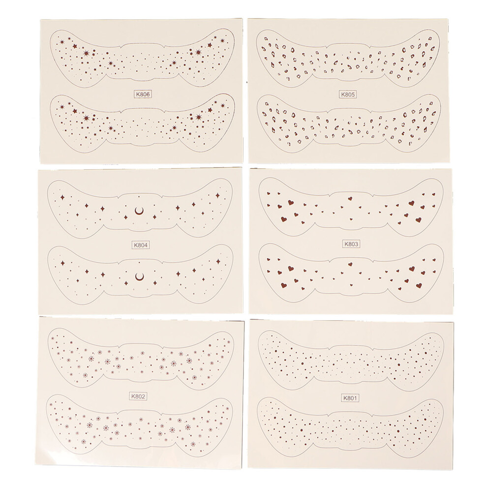 Sparkle Freckles Waterproof Temporary Face Tattoos Cute Face Tattoo Easy To Use Long Lasting Shine Festival Decoration Glitter Freckles Face Tattoo