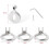 Men's Locking Cage With Straps A151 Model, 40mm Width, Three Size Options 4