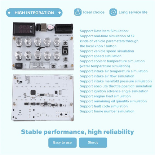 Automotive Simulator OBD Simulator Without Screen for Passenger Cars for ELM327 Development 2