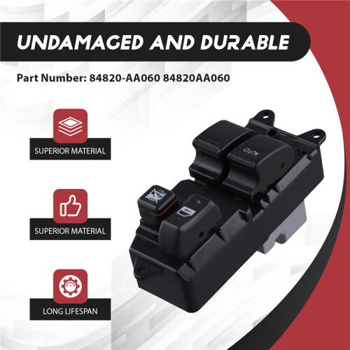 Master Window Control  Button 84820-AA060 for  SOLARA 2003-2008 Power Window Glass Lifter  84820AA060 1