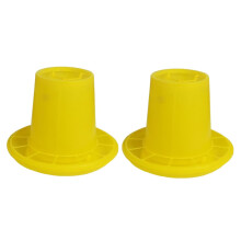 Poultry Feeder and Water Dispenser 2 Pack Portable For Chickens Ducks Geese Durable Food Container Easy Clean