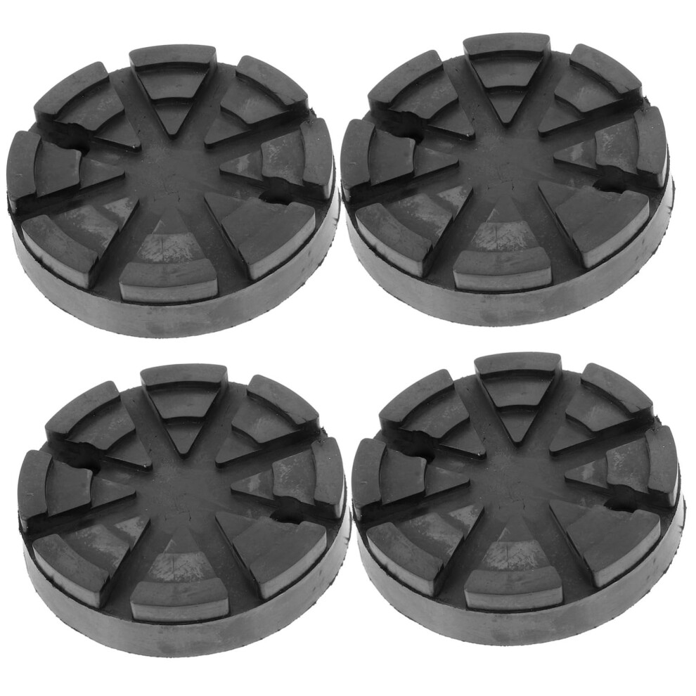 4 Pieces Round Jack Pads, Jack Stand Pads, Rubber Pads For Lifting Machines 9347817949551