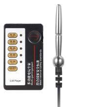 Electric SM Male Urethral Sounds Metal Urethral Plug Stimulation Penis Exerciser Adult Sex Toy