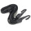 Black Retractable Helmet Elastic Rope Strap 90cm Motorcycle Luggage Strap 10