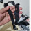 Black Retractable Helmet Elastic Rope Strap 90cm Motorcycle Luggage Strap 7
