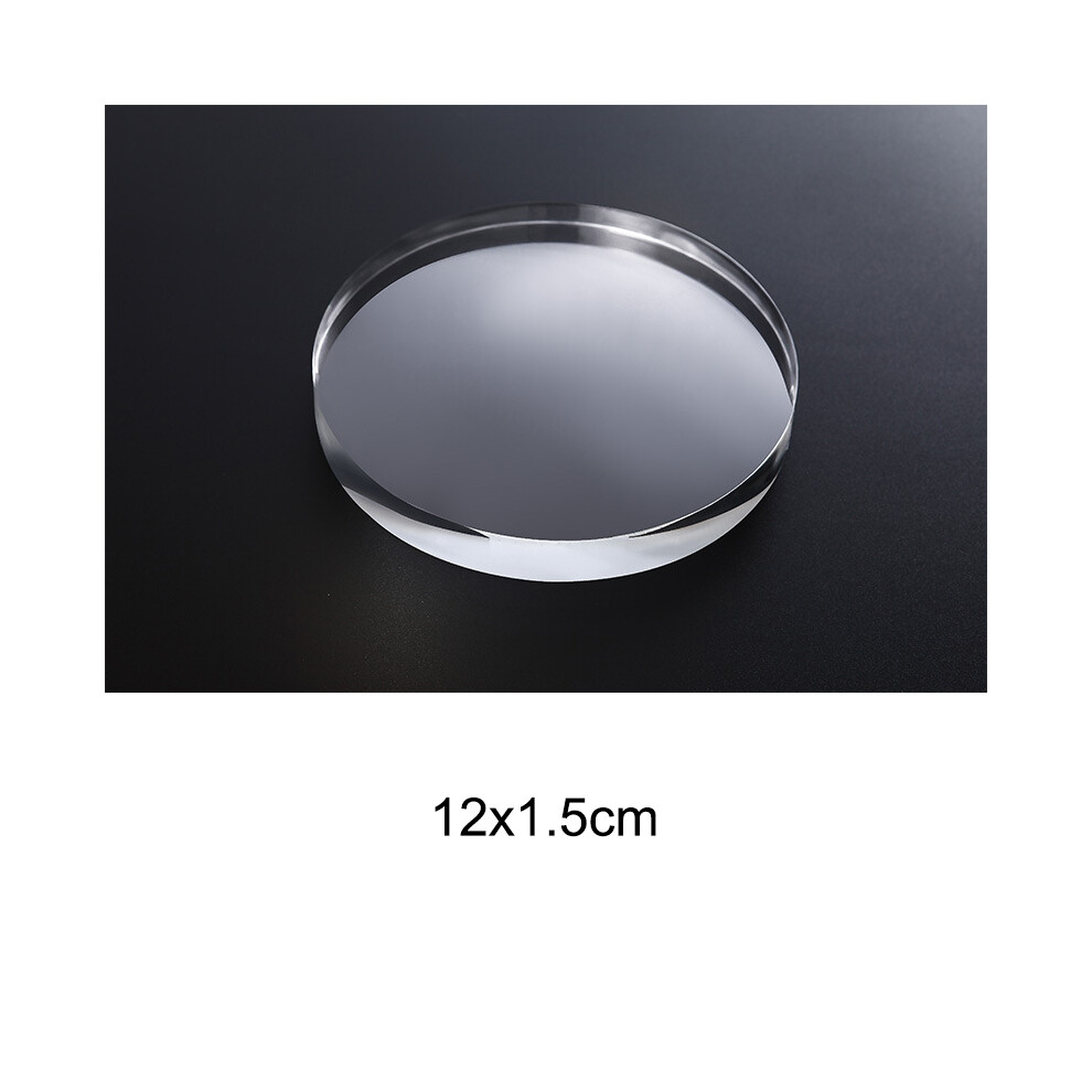 Geometric Acrylic Transparent Photo Background Prop For Product Shooting, Round, 350G 7661373233049