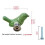 4Pack Green Cute Bird Design Cabinet Door Knobs, Ceramic Drawer Knobs , Vintage Cupboard Pull Handle (Green) 6