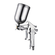 Spray Gun, 400ML Professional Pneumatic Airbrush Sprayer Alloy Painting Spray Tool with Funnel for Painting Cars (F75 UP) 1 UK F75 Up