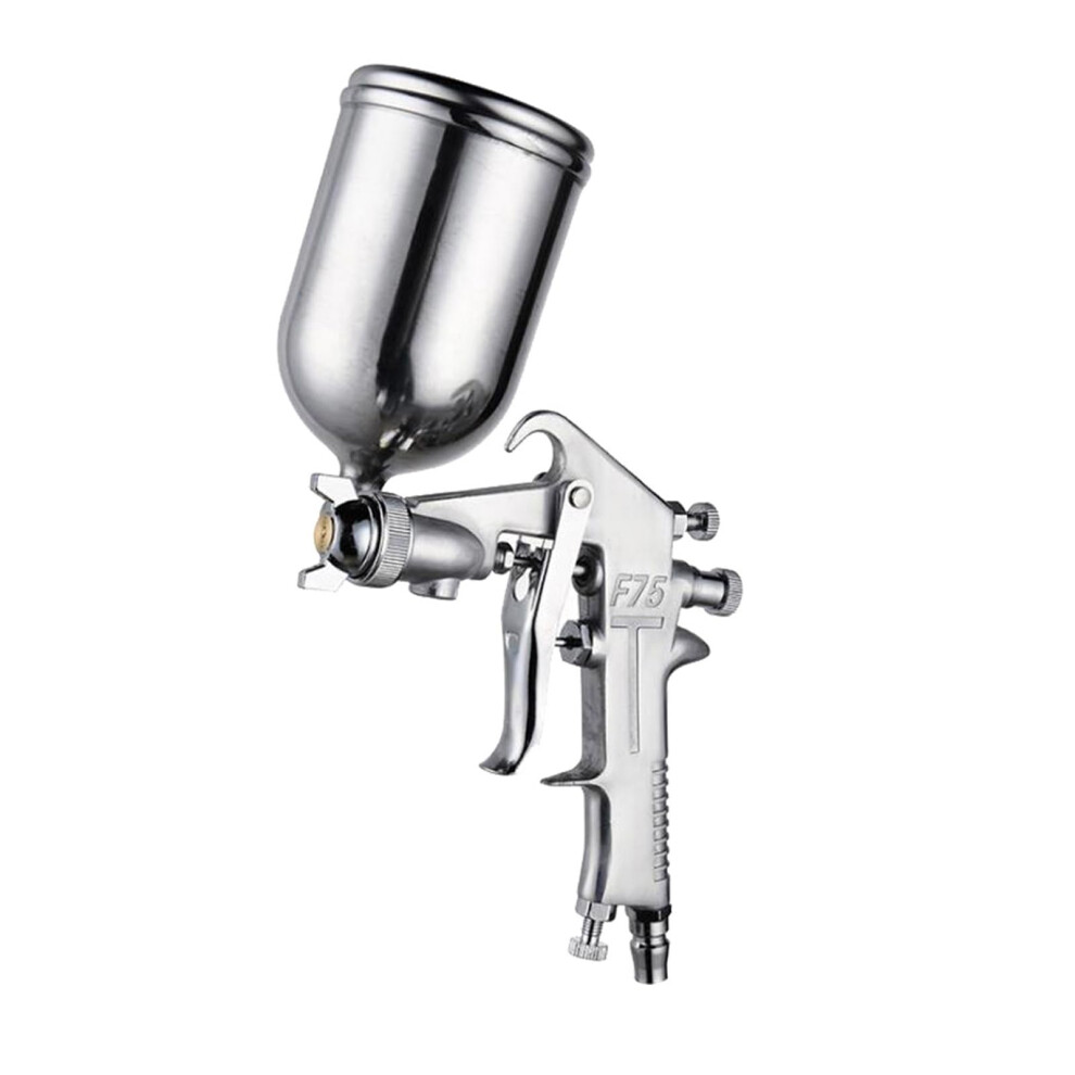 Spray Gun, 400Ml Professional Pneumatic Airbrush Sprayer Alloy Painting Spray Tool With Funnel For Painting Cars (F75 Up) 1 Uk F75 Up 9347817949742