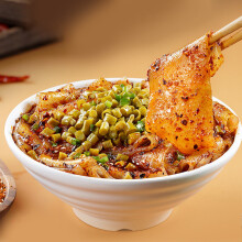 Chongqing Huile de Piment,Pâtes aux Patates Douces et aux Nouilles Largees,120g Repas Instantané