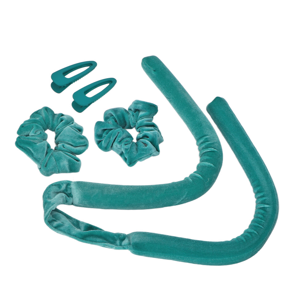 Heatless Curling Rod Headband Kit for Home Sleep Curling, ABS & Cotton
